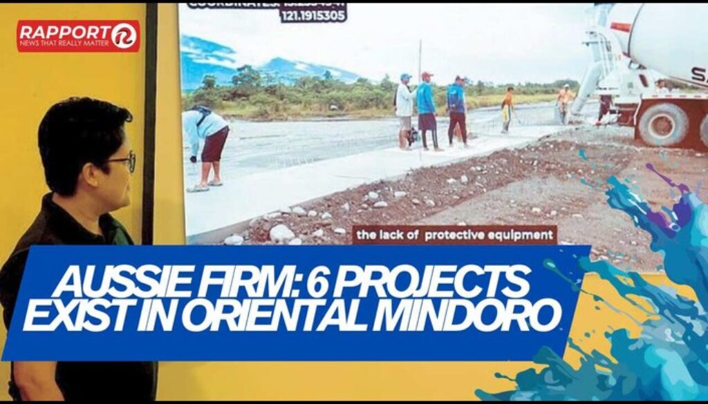 The Australian Audit confirms six flood control projects in Oriental Mindoro and suggests changes