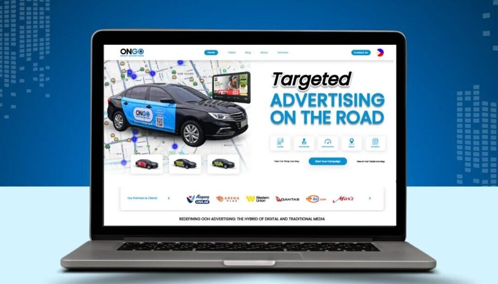 OnGo Smart Advertising Levels Up with Revamped Website and 3D Car Experience for Advertisers