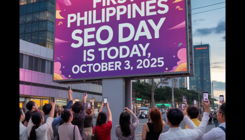 The First Ever Philippines SEO Day is Today, October 3, 2025