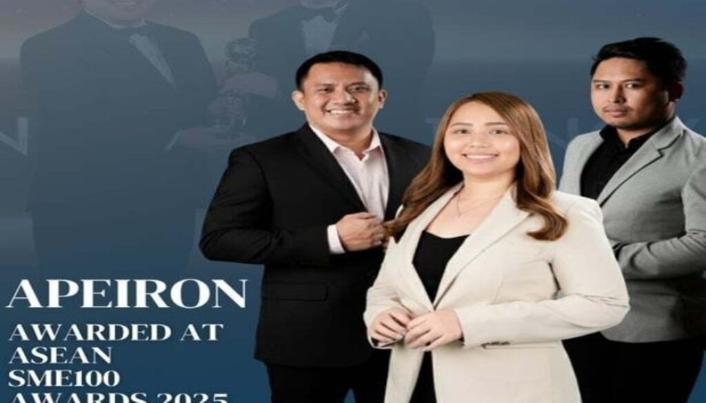 Apeiron Recognized as One of Southeast Asia’s Fastest-Growing Enterprises at the ASEAN SME100 Awards 2025