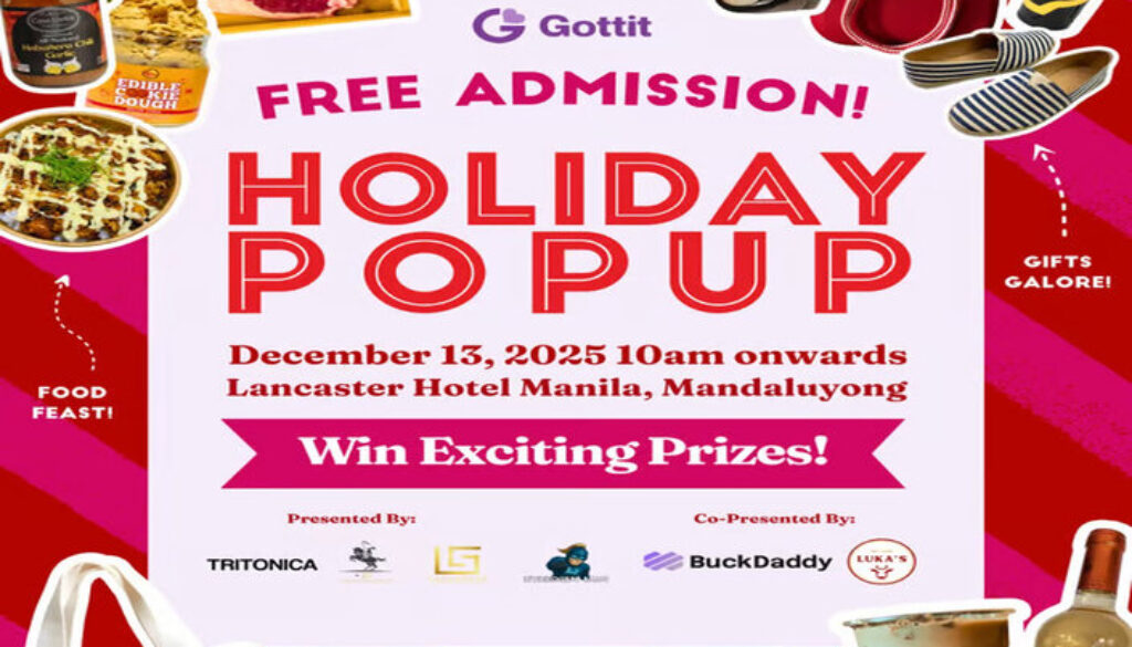 Manila’s Newest Holiday Destination Tritonica Group and Lancaster Group Unite to Present the First Gottit Holiday PopUp Market (1)